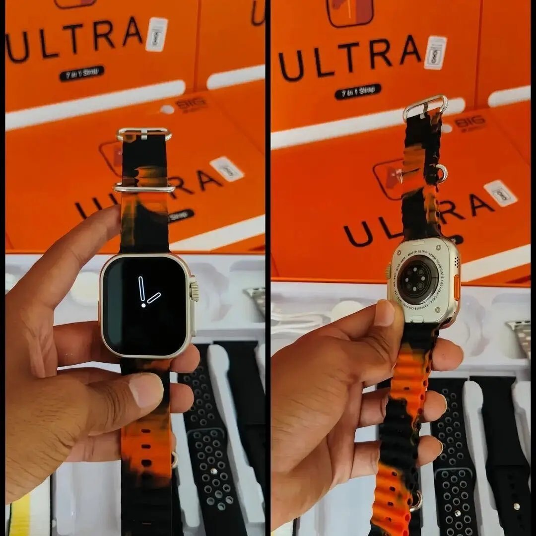 7 In 1 Ultra Smart Watch Series 8 -7 Straps Velvet Prime