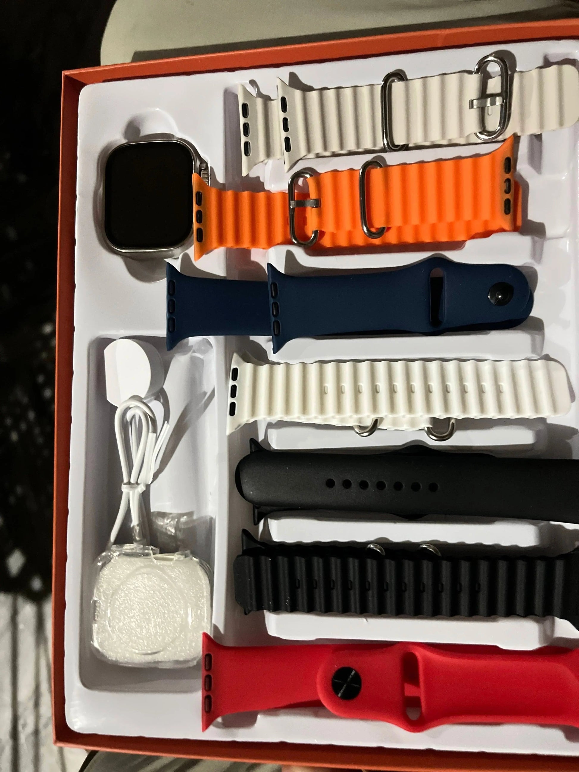 7 In 1 Ultra Smart Watch Series 8 -7 Straps Velvet Prime