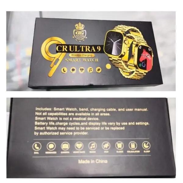 Cr Ultra 09 Smart Watch  For Men And Women Velvet Prime