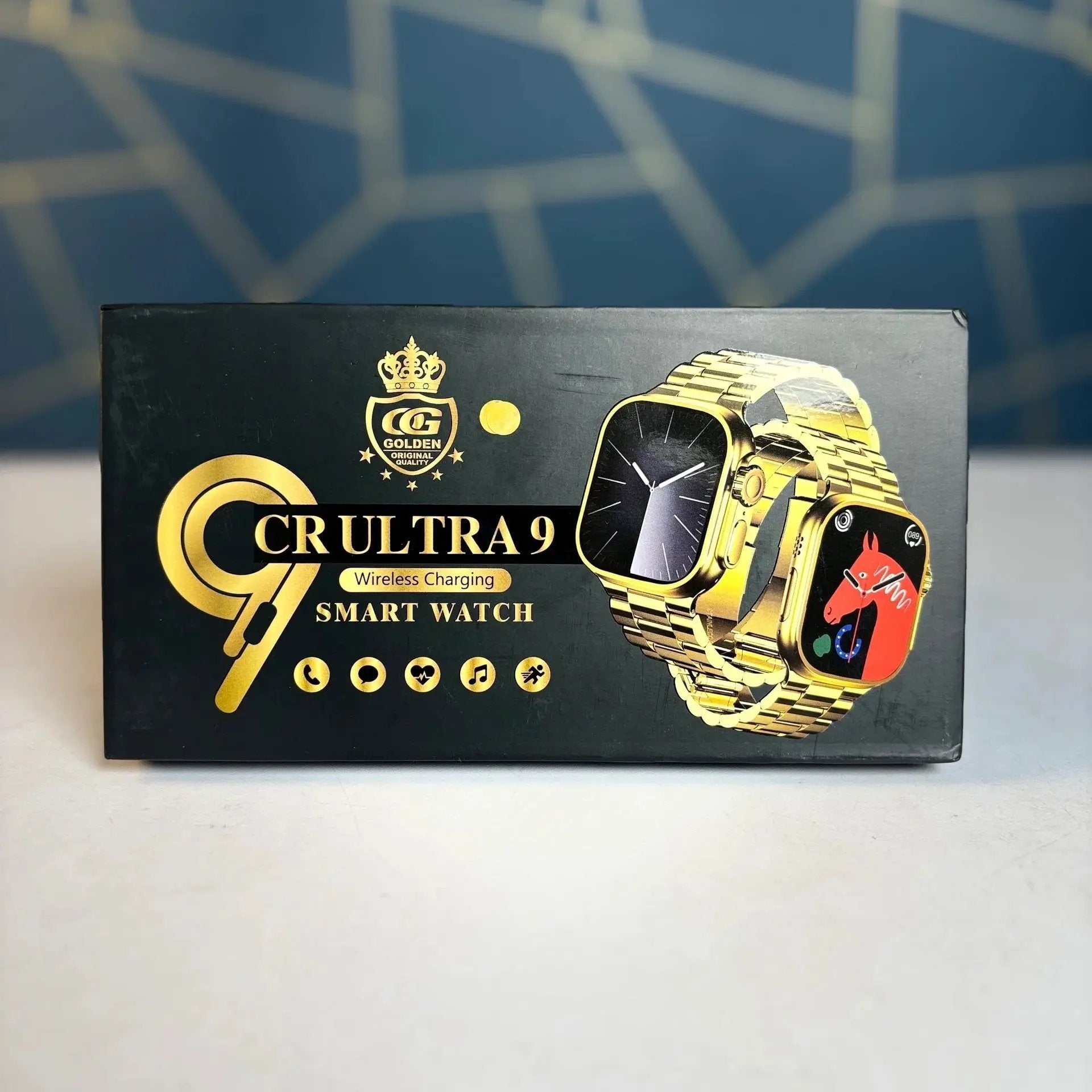 Cr Ultra 09 Smart Watch  For Men And Women Velvet Prime