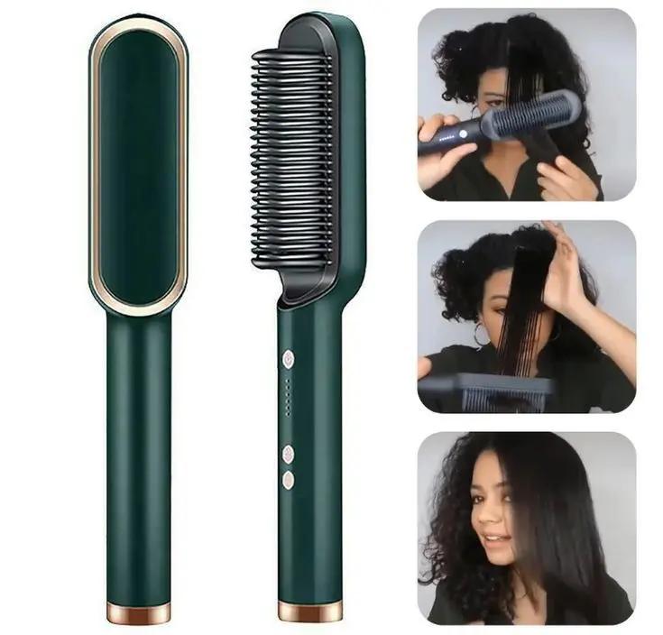 Prime Electric Hair Straightening Comb Velvet Prime