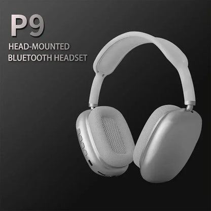 P9 Wireless Headphones – Deep Bass, Bluetooth 5.0, Built-in Mic Pak Technivo