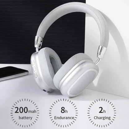 P9 Wireless Headphones – Deep Bass, Bluetooth 5.0, Built-in Mic Pak Technivo