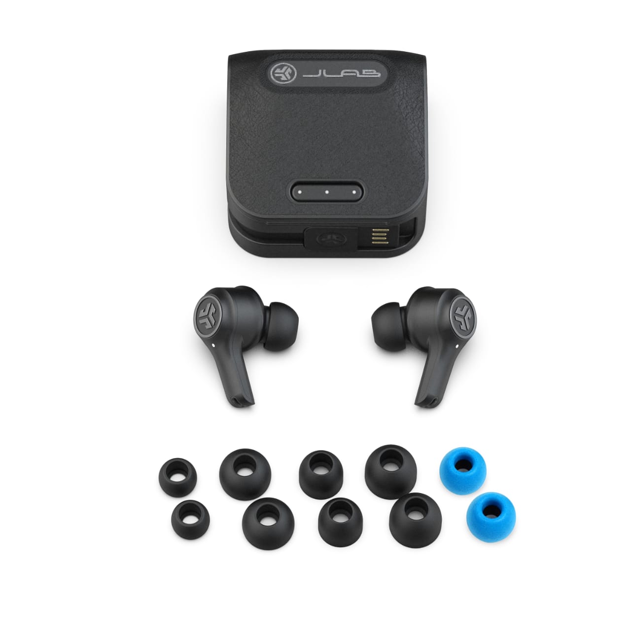 JLab Epic Air ANC True Wireless Earbuds Gen 2 – 48+ Hrs Playtime, Hybrid ANC, Wear Sensors, IP55, Wireless Charging