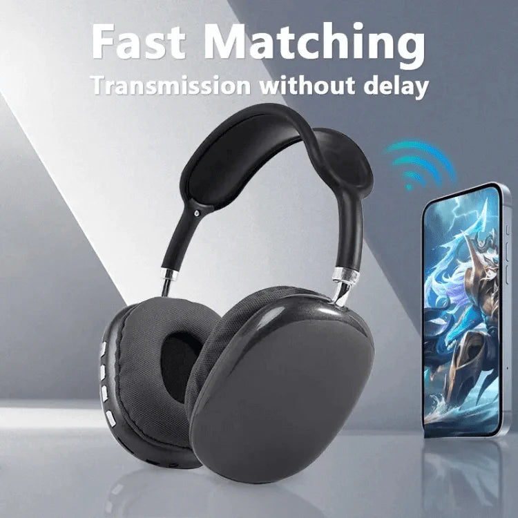 P9 Wireless Headphones – Deep Bass, Bluetooth 5.0, Built-in Mic