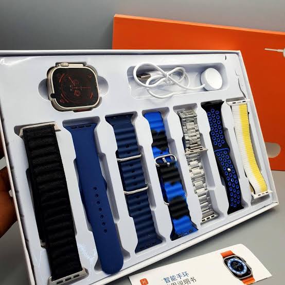7-in-1 Ultra 2 Smart Watch with 7 Straps – Multi-Function Smartwatch for Boys & Girls | Gift Ready